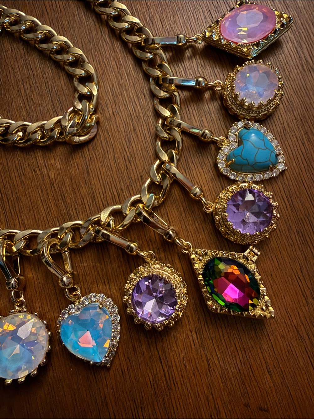 Feed Me Gems Charm Necklace and Bracelet BUNDLE - Picture 3 of 3